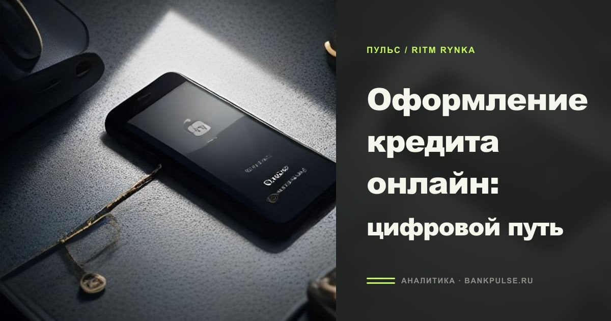 Иллюстрация к статье «Оформление кредита онлайн: цифровой путь»