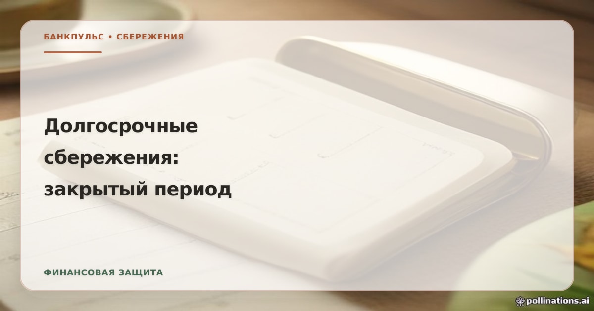 Иллюстрация к статье «Долгосрочные сбережения: что за продукт и кому выгоден закрытый период»