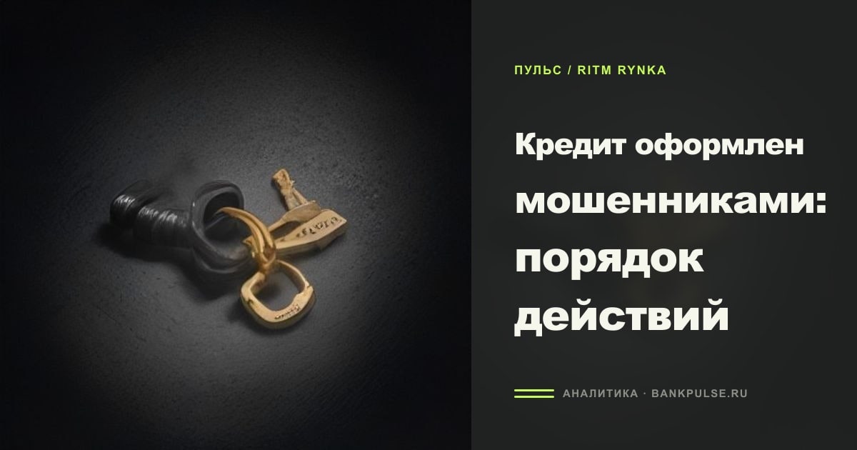 Иллюстрация к статье «Кредит оформлен мошенниками: порядок действий»