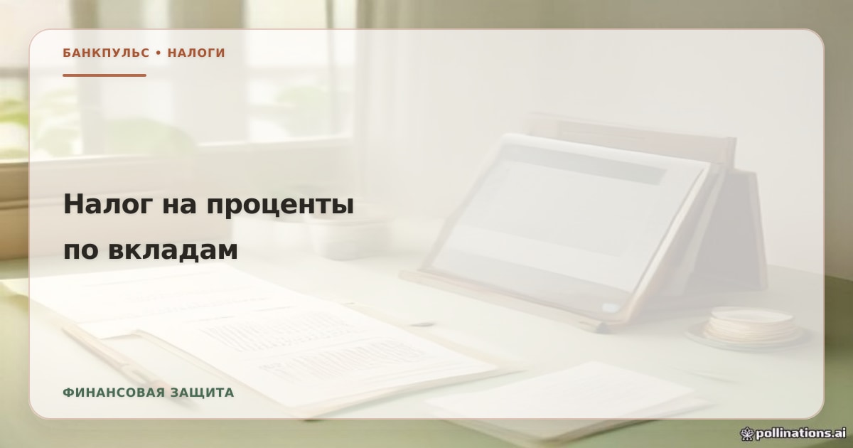 Иллюстрация к статье «Налог на проценты по вкладам»