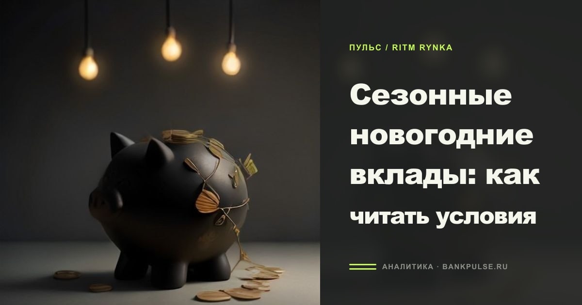 Иллюстрация к статье «Сезонные новогодние вклады: как читать условия»