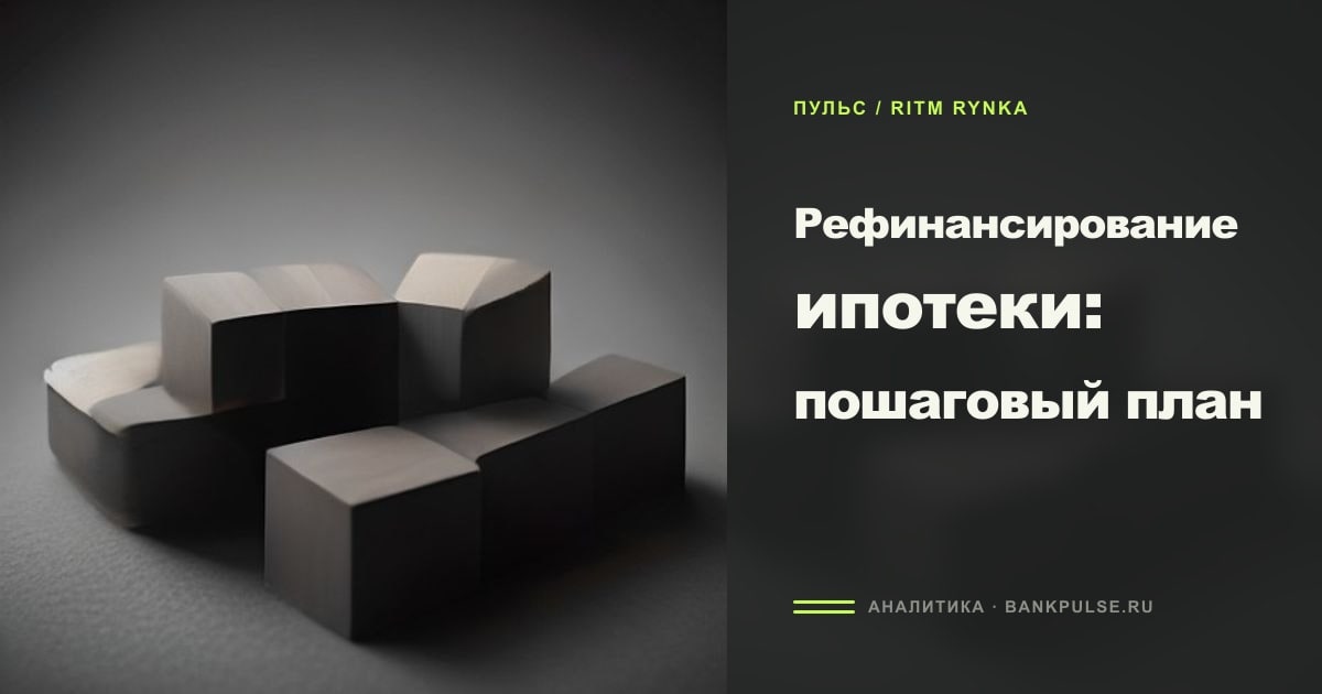 Иллюстрация к статье «Рефинансирование ипотеки: пошаговый план»