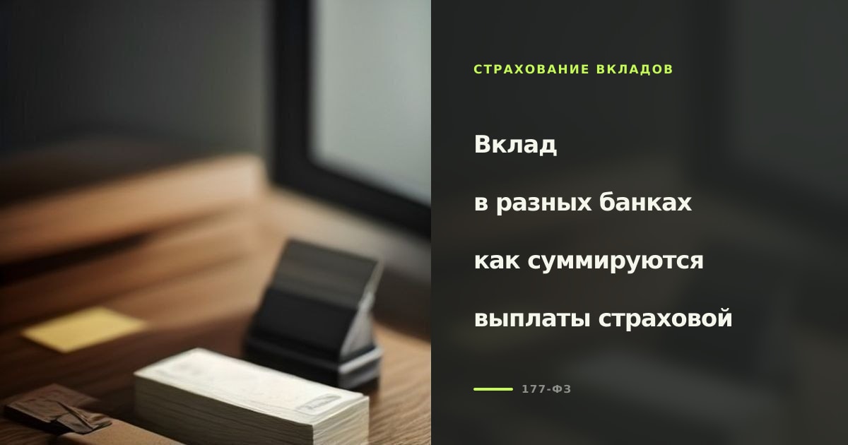 Иллюстрация к статье «Вклад в разных банках: как считаются страховые выплаты»