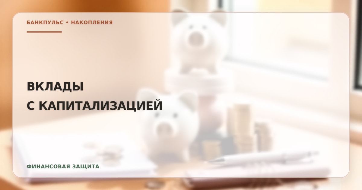 Иллюстрация к статье «Вклады с капитализацией: как накапливать больше за тот же срок»
